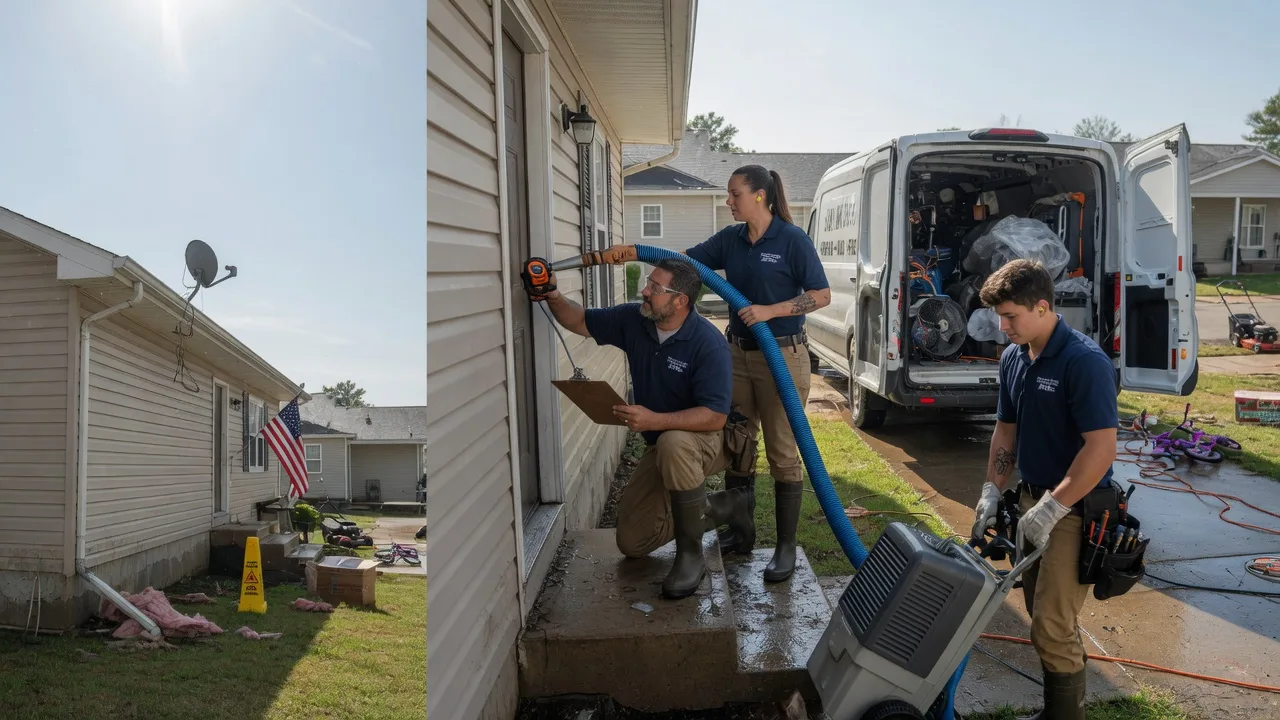 Ceiling Water Damage Restoration in Olney, IL near me